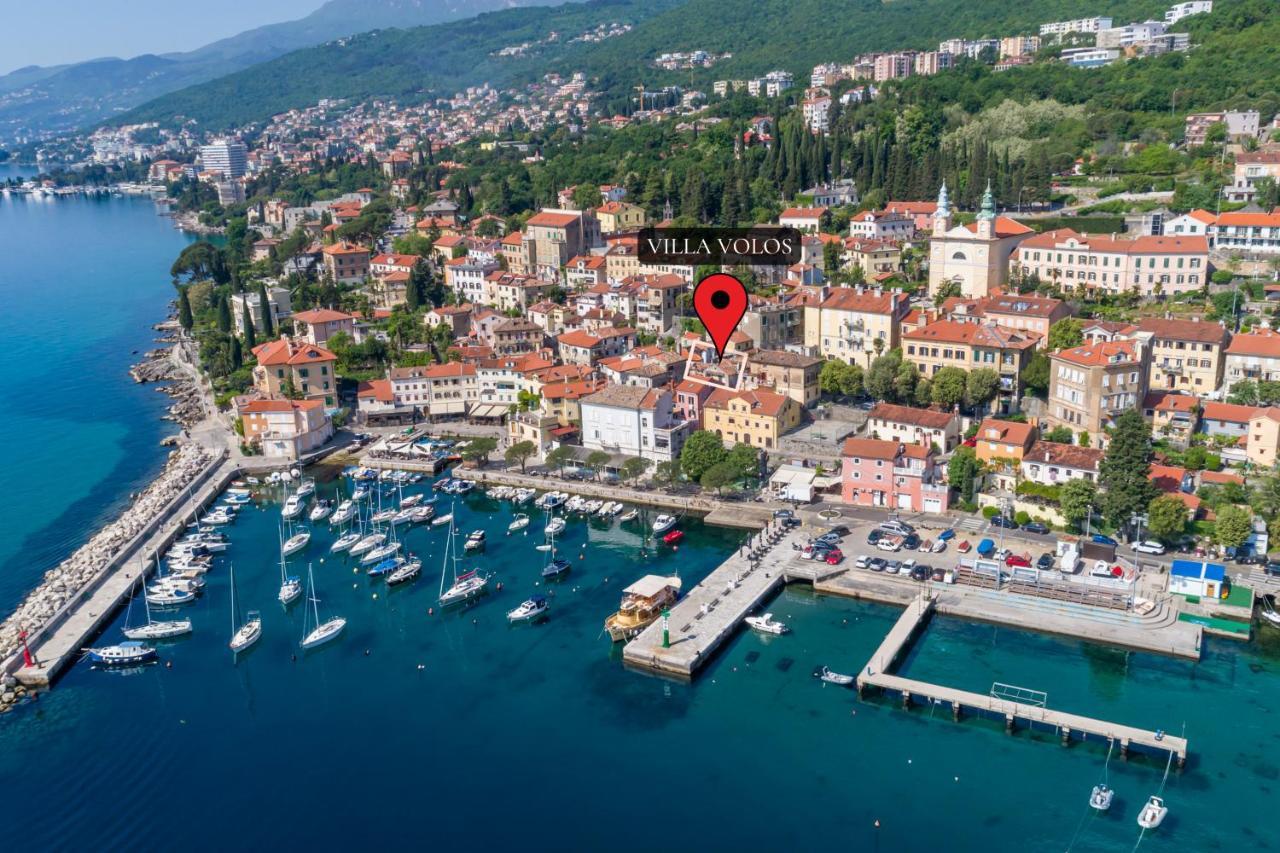 Villa Volos With Roof Terrace, Sea View, Free Private Parking Opatija Ngoại thất bức ảnh
