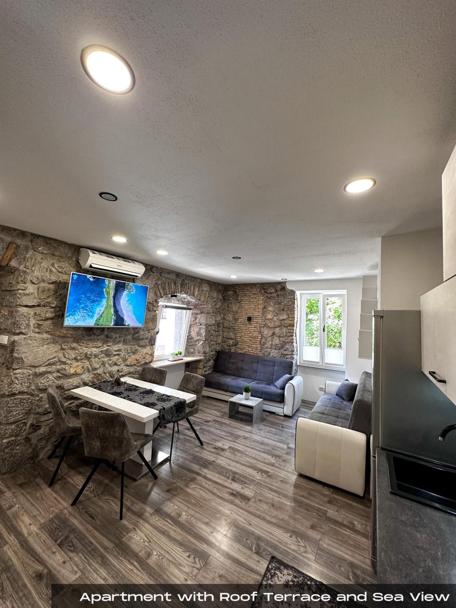 Villa Volos With Roof Terrace, Sea View, Free Private Parking Opatija Ngoại thất bức ảnh